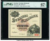 Sweden Sveriges Riksbank 50 Kronor 1962 Pick 47d PMG Superb Gem Unc 67 EPQ. 

HID09801242017

© 2020 Heritage Auctions | All Rights Reserve
