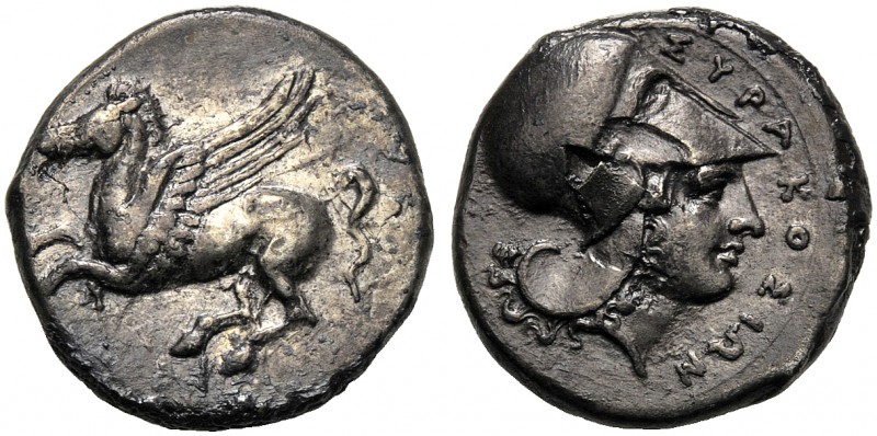 Sicily, Timoleon and Third Democracy (344-317), Stater, Syracuse, c. 344-317 BC ...
