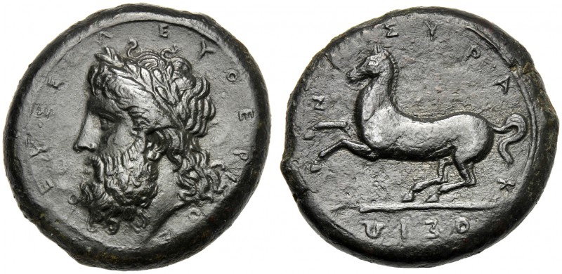 Sicily, Timoleon and Third Democracy (344-317), Dilitron, Syracuse, c. 344-317 B...