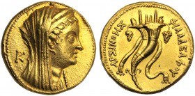Ptolemaic kings of Egypt, Arsinoe II (died 270/268 BC), Oktodrachm, Alexandria, struck under Ptolemy VI-VIII, c. 180-116 BC AV (g 27,79 mm 26 h 12) Ve...