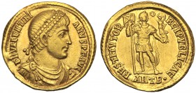Valentinian I (364-375), Solidus, Antioch, 25 February AD 364 - 24 August AD 367 AV (g 4,44 mm 21 h 6) D N VALENTINI - ANVS P F AVG, diademed, draped ...