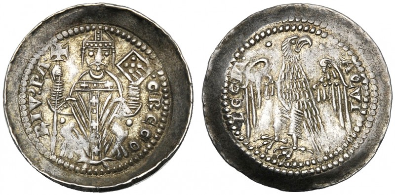 Italy, Aquileia, Gregorio di Montelongo (1251-1269), Denaro, 1251-1269 AR (g 1,3...