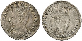 Italy, Modena, Cesare d’Este (1597-1628), Giorgino, 1597-1628 AR (g 2,55 mm 23 h 3) CAESAR DVX MVT REG ET C, head l., Rv. SANCTVS G EMINIANVS, Saint G...