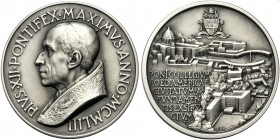 Italy, Papal State, Pio XII (1939-1958), 1953, unique medal for the new North American College, engr. Mistruzzi AR (g 37,63 mm 43 h 12)  Opaque, of th...