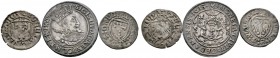 Danzig
Lot (3 Stücke): 2x Schilling o.J. (15. Jh.) mit Titulatur König Kasimir Jagello sowie Ortstaler 1615 mit Brustbild Sigismund III. von Polen.
...
