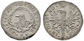 Freiburg
2 Kreuzer 1715. Berst. 258 var. 0,91 g
prägefrisches Prachtexemplar
