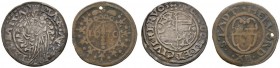 Herford
Lot (2 Stücke): Mariengroschen o.J. (ca. 1550). Gemeinschaftsprägung mit der Äbtissin Anna von Limburg sowie Cu-12 Pfennig 1670.
feine Patin...