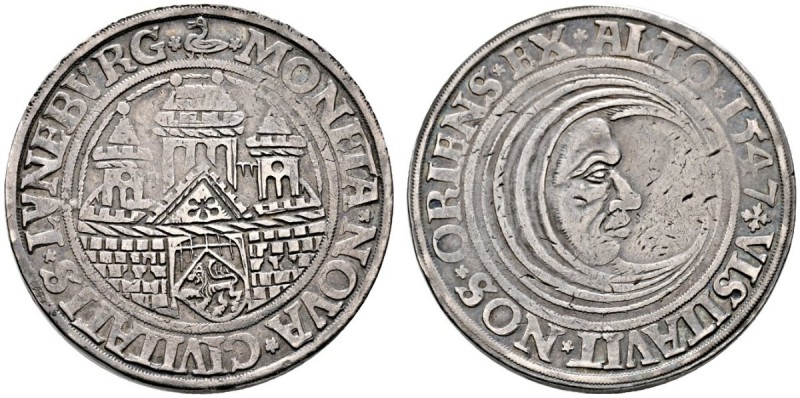 Lüneburg
Taler 1547. Ähnlich wie vorher. Mader 158h, Stoess 41, Dav. 9419, Schu...