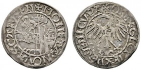 Schaffhausen
Halbbatzen o.J. (1515-1533). Widder nach links aus Stadtor springend / Links blickender Adler. Antiqua- und gotische Buchstaben gemischt...