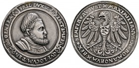 SACHSEN - Ernestinische Linie, im Besitz der Kurwürde bis 1547
Friedrich III. der Weise 1486-1525. Doppelter Guldengroschen o.J. (1512) -Hall oder Dr...