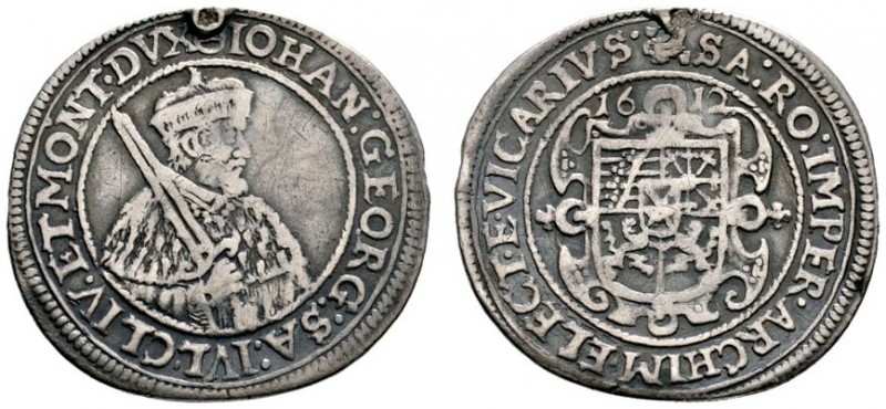 SACHSEN - Albertinische Linie, im Besitz der Kurwürde ab 1547
1/8 Taler 1612 -D...