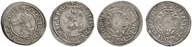 PFALZ-BAYERN
Lot (2 Stücke): Halbbatzen 1657 und 1658 -Heidelberg-. Slg. Memm. 2313, -, Slg. Kömmerling 223.
vorzüglich, sehr schön