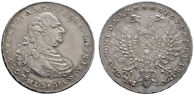 PFALZ-BAYERN
1/2 Konventionstaler 1790 -München-. Stempel von C. Destouches. Äh...