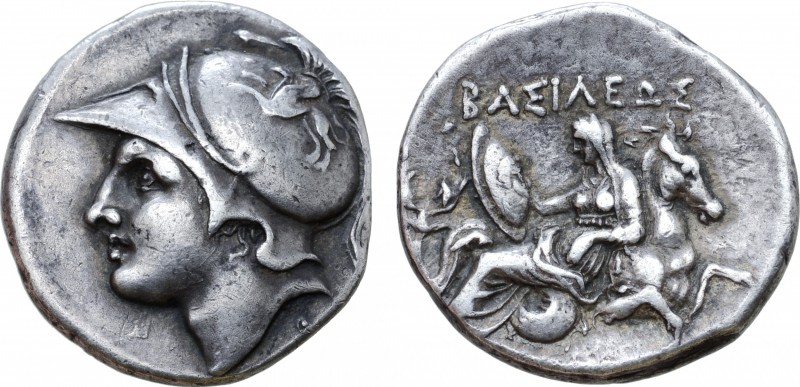Kingdom of Epeiros, Pyrrhos AR Stater. Lokroi Epizephyrioi, circa 279-274 BC. He...