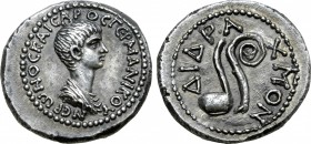 Nero, as Caesar, AR Didrachm of Antioch, Seleucis and Pieria.