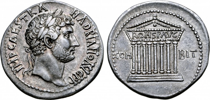 Hadrian AR Cistophoric Tetradrachm of Nicomedia, Bithynia. After AD 128. IMP CAE...