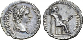 Tiberius AR Denarius.