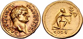 Domitian, as Caesar, AV Aureus.