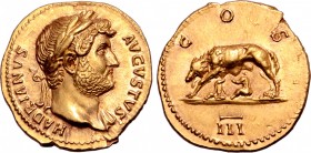 Hadrian AV Aureus.