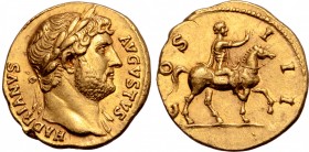 Hadrian AV Aureus.