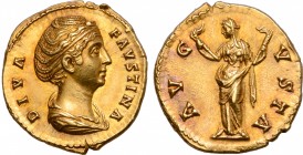 Diva Faustina I (wife of A. Pius) AV Aureus.