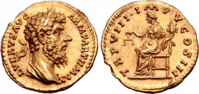 Lucius Verus AV Aureus.