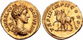 Commodus, as Caesar, AV Aureus