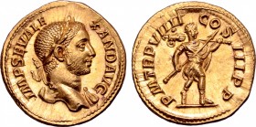 Severus Alexander AV Aureus.