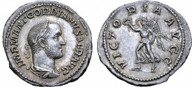 Gordian II AR Denarius.