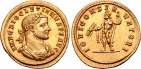 Diocletian AV Aureus.