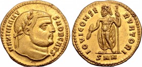 Galerius, as Caesar, AV Aureus.