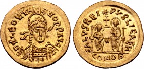 Leo II and Zeno AV Solidus.