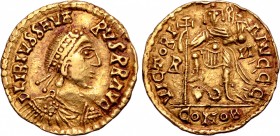 Visigoths, Gaul. Pseudo-Imperial AV Solidus.