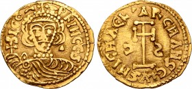 Lombards, Beneventum. Sico AV Tremissis.