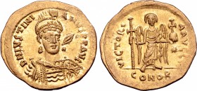 Justinian I AV Solidus.