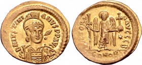 Justinian I AV Solidus.