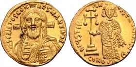 Justinian II AV Solidus.