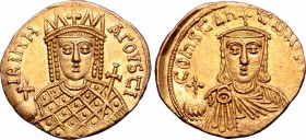Irene and Constantine VI AV Solidus.