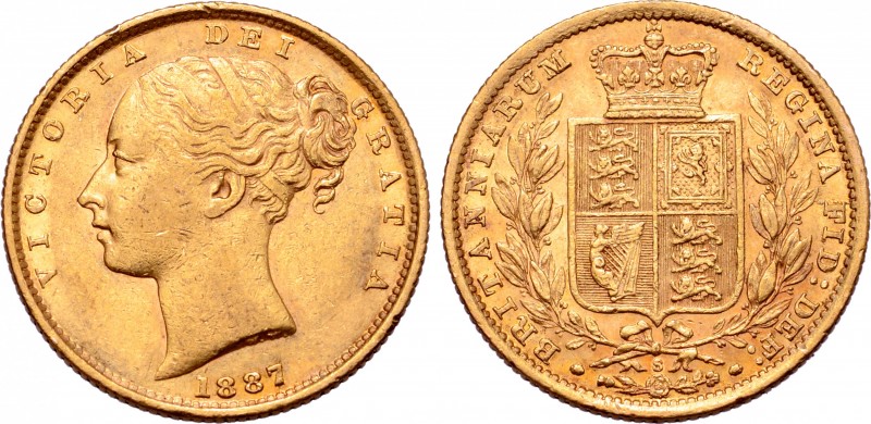 Australia, British Colonial. Victoria (1837-1901) AV Sovereign. Sydney mint, 188...