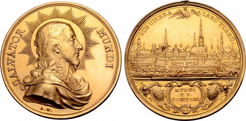 Austria, Vienna AV Medal (12 Ducats). Designs by Anton Wideman (also Wiedmannm, ...