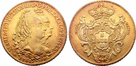 Brazil, Portuguese Colonial. Maria I and Pedro III AV 6400 Reis.