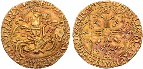 France, Duchy of Brittany. François I AV Cavalier d'or.