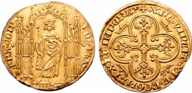 France, Kingdom. Charles IV le Bel (the Fair) AV Royal d'or.