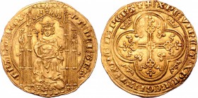 France, Kingdom. Philippe VI de Valois AV Lion d'or.