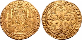 France, Kingdom. Philippe VI de Valois AV Chaise d'or.