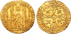 France, Kingdom. Jean II le Bon AV Royal d'or.