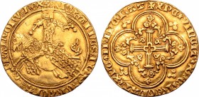 France, Kingdom. Jean II le Bon AV Franc à cheval.