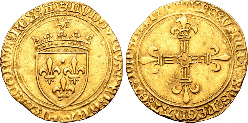 France, Kingdom. Louis XI le Prudent (the Prudent, 1461-1483) AV Écu d’or au sol...