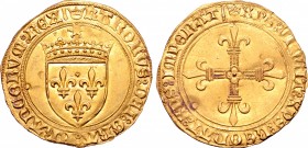 France, Kingdom. Charles VIII l'Affable (the Affable) AV Écu d’or au Soleil.