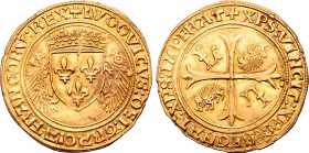 France, Kingdom. Louis XII le Père du Peuple (the Father of the People, ) AV Écu d'or aux porcs-épics.
